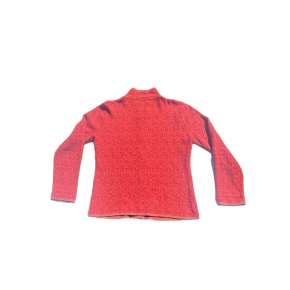 Vintage Neve Designs Zip Cardigan Sweater‎ Sz M Wool Blend Paisley Floral Design - Picture 2 of 14